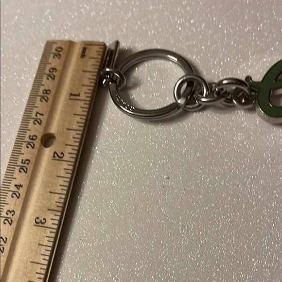 Coach Green and Silver Keychain - Picture 5 of 6